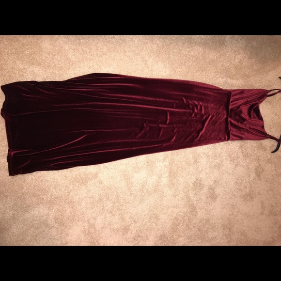 Lulus Maxi Velvet Dress - Picture 4 of 5
